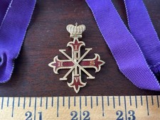 RARE VINTAGE MASONIC RED CROSS