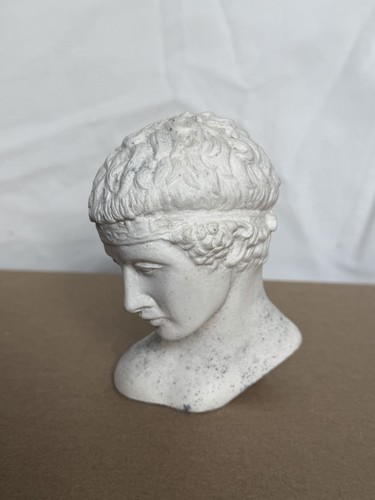 Roman head small bust - bust, plaster