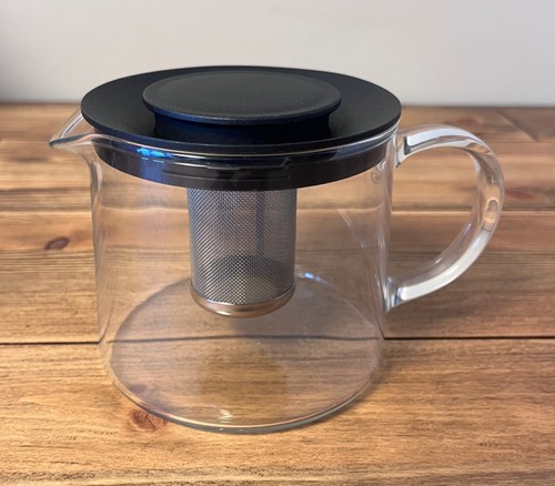 Ikea glass tea pot - -,