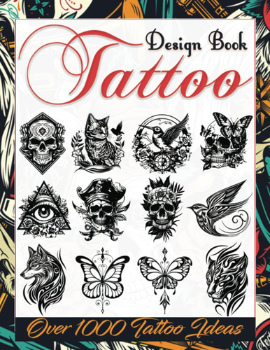 Tattoo design book over - book:, 1000