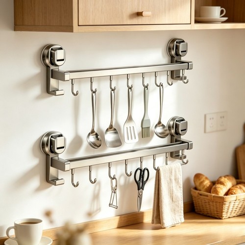 Kitchen storage rack 2pcs wall - rack,