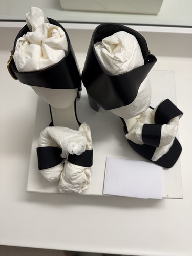 Celine bow sandals black - bow,
