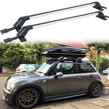 For Mini Cooper 04-22 43.3'' Top Roof Rack Cross Bar Cargo Luggage Carrier Lock