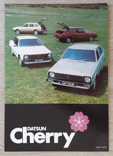 Datsun Cherry Range Brochure