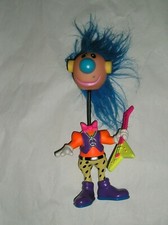 Rare Vintage 1990s ERTL Jibber Jabber Jibba Jabba Guitar guy Doll  blue hair