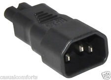 IEC C14 MALE PLUG TO FIGURE 8 TYPE C7 CONNECTOR MAIN POWER CABLE ADAPTOR,10A@250
