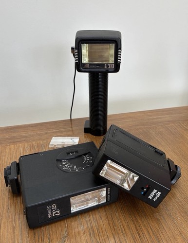 Mixed camera flashes job lot - camera,