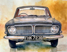 Mk3 Ford Zephyr 6 Art Print -