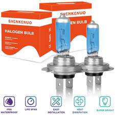 H7 477 499 Xenon White Headlight 100w Bulbs Super 4200k Lamp Light 12v Bulb