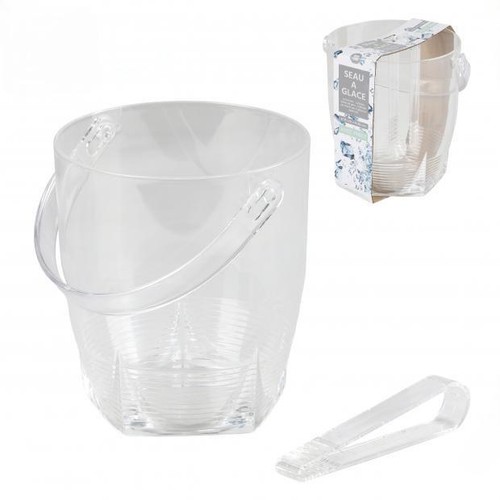Clear plastic ice - ice, with