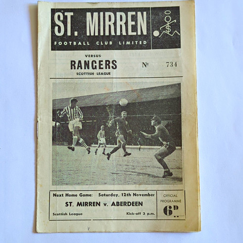 Mirren rangers scottish - st,