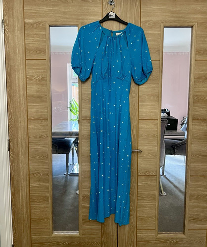 Monsoon teal polka - monsoon,