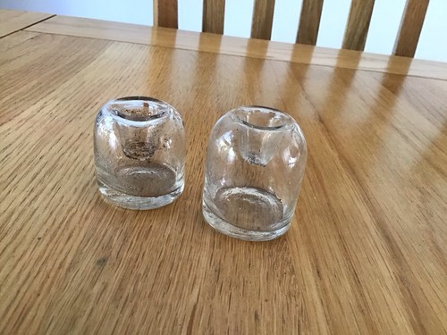 Antique writing box inkwells - antique,