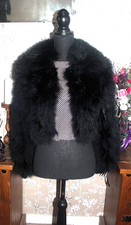 TOPSHOP VINTAGE BLACK FEATHER