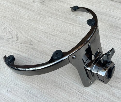 Black nickel lug tom rim - nickel, 10"