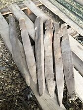 6x Large Handmade Vintage Ridge Tent Wooden Pegs Ex Scouts Tent 55-60cm