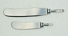 Sheffield Stainless Steel Cutlery - Small and large Butter knife blades. 