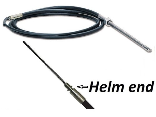 Boat steering cable 8ft - steering, thru
