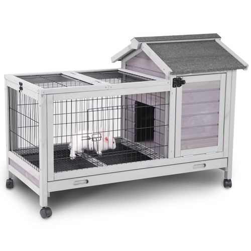 Aivituvin wooden rabbit hutch - wooden,