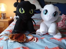 Build A Bear How To Train Your Dragon Toothless And Light Fury