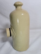 Stoneware Hot Water Bottle Vintage Bed Warmer Foot Warmer 25x11x12.5cm Rare Prop