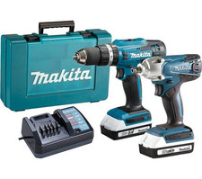 Makita DK18922A 18V 2 x 2.0Ah G-Series Cordless Combi Drill & Impact Driver