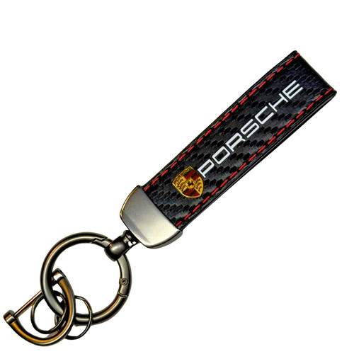 Carbon fiber keyring keychain - carbon,