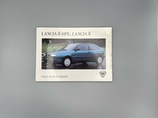 Lancia Delta HPE 836 Operating
