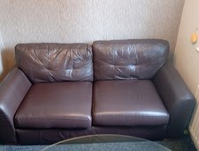 Barker and Stonehouse Leather Sofa Set