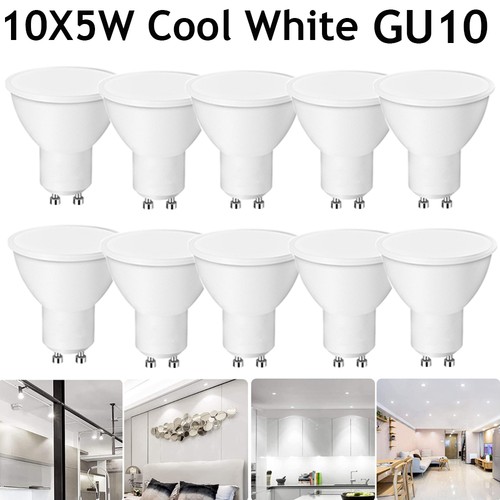 10x gu10 led light bulbs - bulbs, 5w