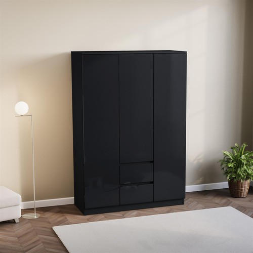 Modern wooden wardrobe high - wardrobe,