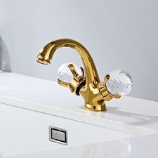 Gold Polished Wash Basin tap