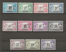NYASALAND 1963 SG 188/198 MNH