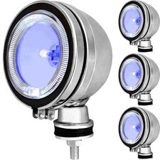 New blue white halogen car - white,