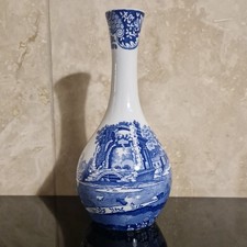 Spode blue italian vase - italian,