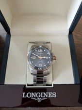 Longines HydroConquest Men's Automatic Wristwatch 41mm Rose Gold Extra Braclet