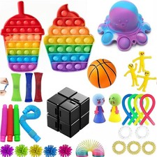 Fidget Toys Pack 33 Pcs Sensory Set Stress Anxiety Relief Squishy Birthday Gifts