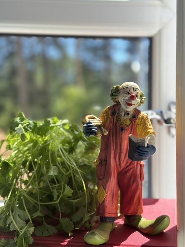 Goebel happy clowns resin - clowns,