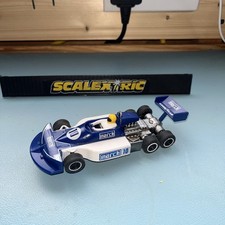 Scalextric Vintage March Ford  C129 6-Wheeler F1 Car Blue