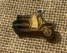 Lambretta GP Black Enamel Pin Badge