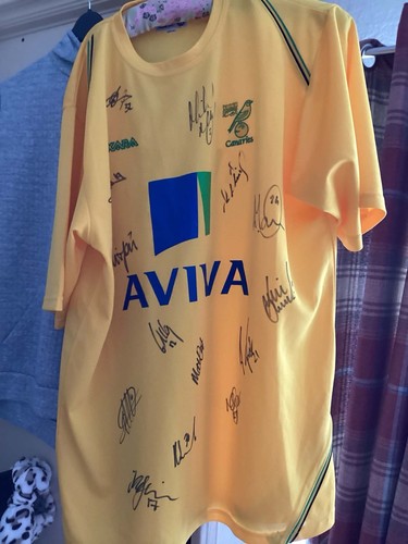 Norwich city signed football - signed,