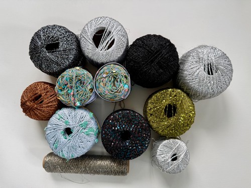 Mixed sparkle yarn bundle - sparkle,