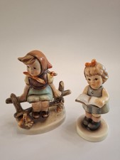 Vintage Goebel W. Germany Figurine "Just Resting" & "Once Upon A Time"(B2592)