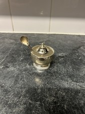 Silver Plated Mustard Pot