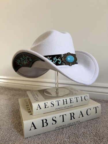 Cowboy cowgirl hat - /, white