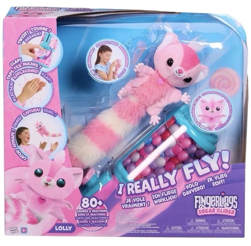 Fingerlings sugar glider plush - sugar,