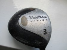VANTAGE VISION Mens 3 wood 43" long - Reg VANTAGE Power Chamber Graphite Shaft