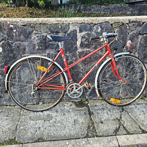 Vintage red french - french, ladies