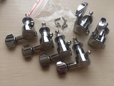  6x In Line 15:1 (Schaller style) Tuners for Fender Stratocaster & Telecaster