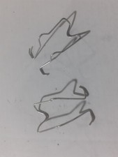 Ford Mondeo Mk3 Headlight Bulb Retaining Clips x2